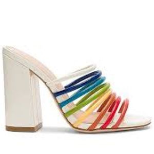 RAYE - Miller Rainbow Mule 🌈 Size 7.5. 7 1/2